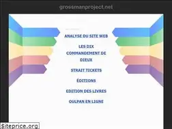 Sites similar to grossmanproject.net