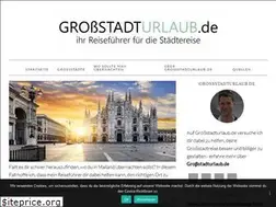 Sites similar to grossstadturlaub.de