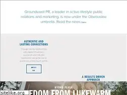 Sites similar to groundswellpr.com