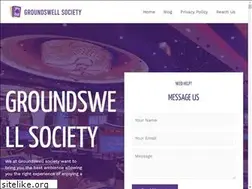 Sites similar to groundswellsociety.org