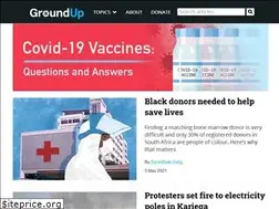 Sites similar to groundup.news