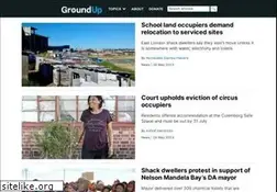 Sites similar to groundup.org.za