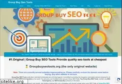 Sites similar to groupbuyseotools.org