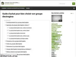 Sites similar to groupe-electrogene.top