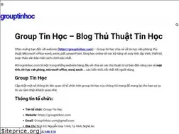 Sites similar to grouptinhoc.com