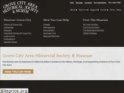 Sites similar to grovecityhistoricalsociety.org