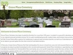 Sites similar to groveplacecemetery.com