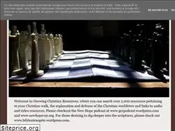 Sites similar to growingchristianresources.com
