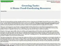 Sites similar to growingtaste.com