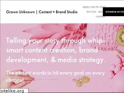 Sites similar to grownunknown.com