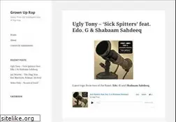 Sites similar to grownuprap.com