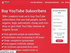 Sites similar to growrealsubscribers.com