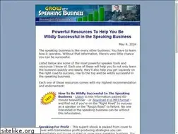 Sites similar to growyourspeakingbusiness.com