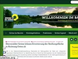 Sites similar to gruene-barnim.de