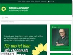 Sites similar to gruene-holzminden.de