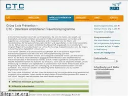 Sites similar to gruene-liste-praevention.de