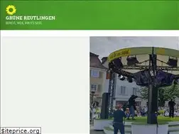 Sites similar to gruene-reutlingen.de