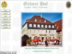 Sites similar to gruener-hof-weikersheim.de
