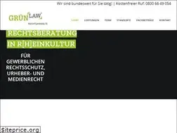 Sites similar to gruenlaw.de