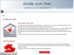Sites similar to gruesse-zum-fest.de