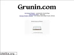 Sites similar to grunin.com