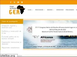 Sites similar to grupodeestudiosafricanos.org