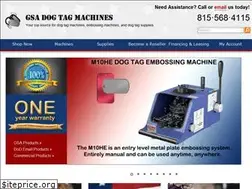 Sites similar to gsadogtagmachines.com