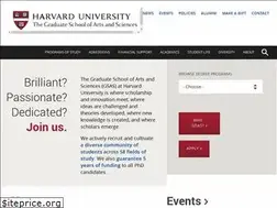 Sites similar to gsas.harvard.edu
