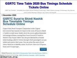 Sites similar to gsrtctimetable.in