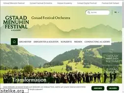 Sites similar to gstaadfestivalorchestra.ch