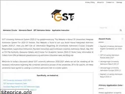 Sites similar to gstadmission.com