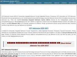 Sites similar to gstadmissionacbd.com