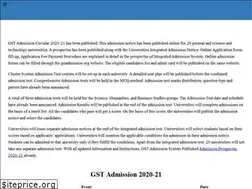 Sites similar to gstadmissions.org