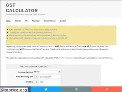 Sites similar to gstcalculator.ca