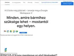 Sites similar to gsuite.google.hu