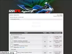 Sites similar to gsxr-forum.pl