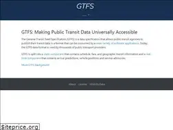 Sites similar to gtfs.org
