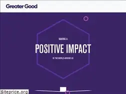 Sites similar to gtogreatergood.org
