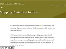 Sites similar to gtscontainers.com.au