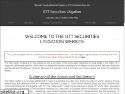 Sites similar to gttsecuritieslitigation.com