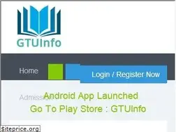 Sites similar to gtu-info.com