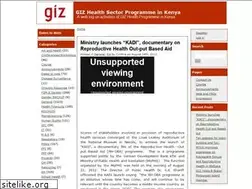 Sites similar to gtzkenyahealth.com