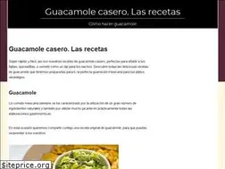 Sites similar to guacamolecasero.com