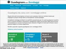 Sites similar to guadagnaresondaggi.it