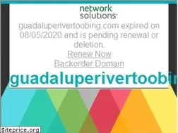 Sites similar to guadaluperivertoobing.com