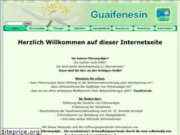 Sites similar to guaifenesin.de