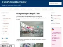 Sites similar to guangzhouairportonline.com