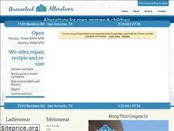 Sites similar to guaranteedalteration.com