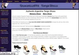 Sites similar to guaranteedfittangoshoes.com