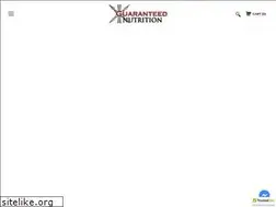Sites similar to guaranteednutrition.com